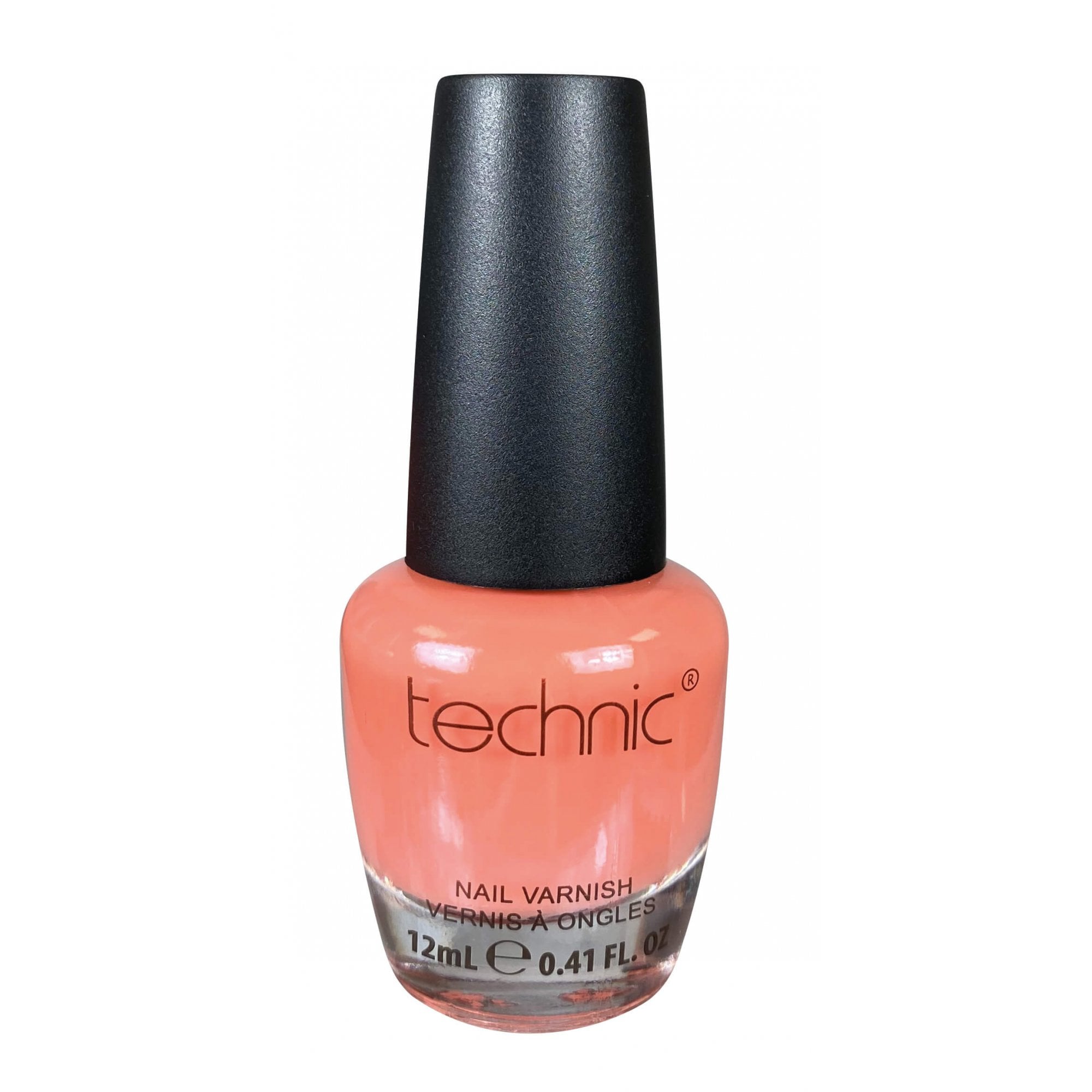 Technic 12ml One Coat Peach Melba Nail Varnish Polish Colour Manicure Pedicure  | TJ Hughes