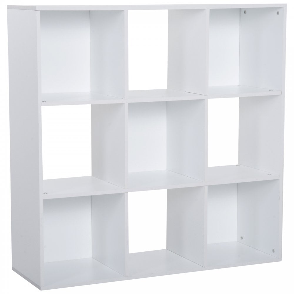 Display Cabinet - 9 Cubes 3-Tier - Particle Board-White - Home Living  | TJ Hughes White