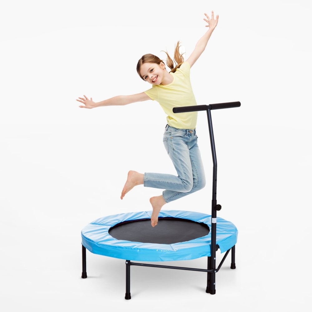 Trampoline Rebounder Adjustable Jumper - 40""-Blue - KIDS  | TJ Hughes Blue