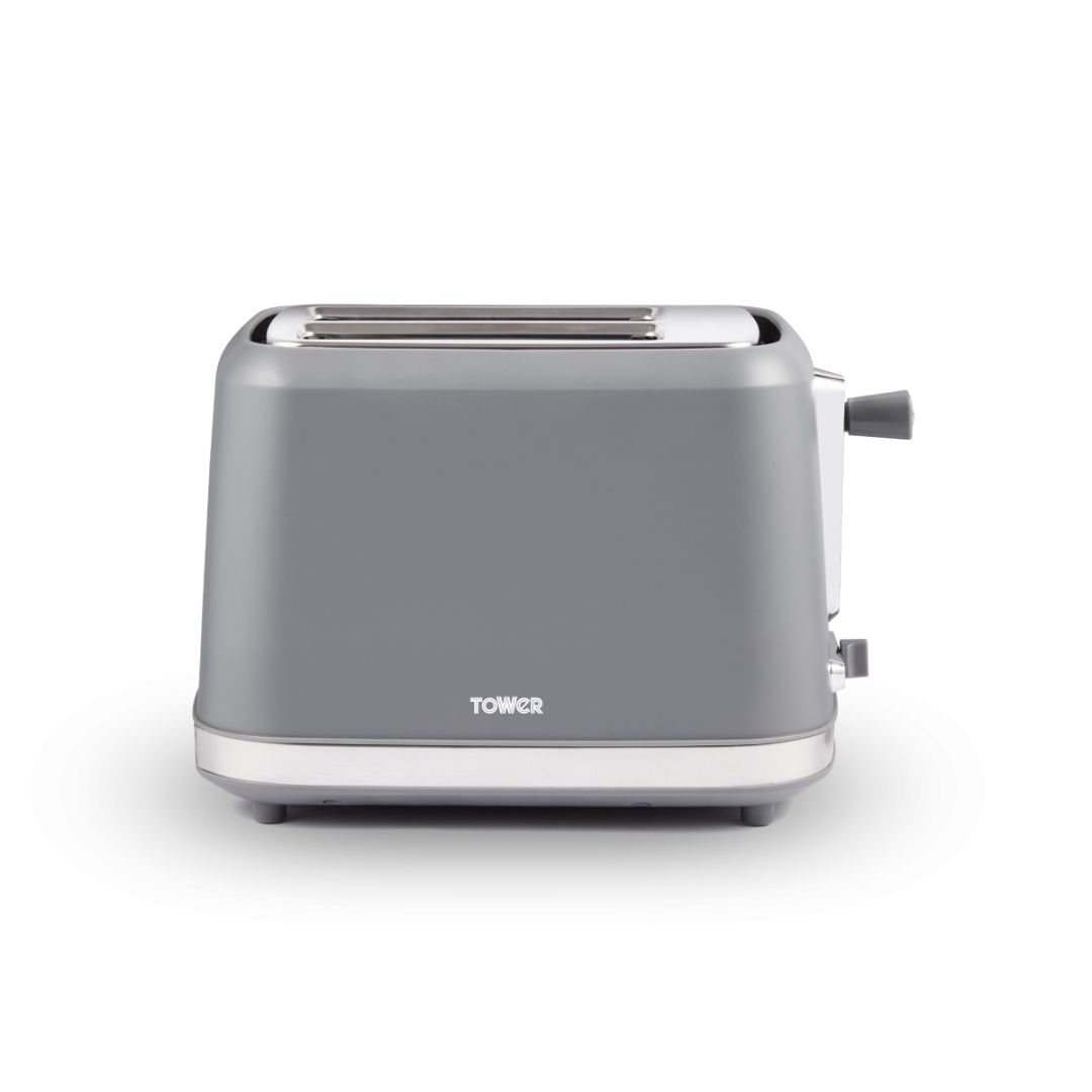 Tower Odyssey 2 Slice Toaster - Grey  | TJ Hughes