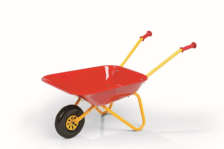 Rolly Toys Child’s Red Metal Wheelbarrow  | TJ Hughes