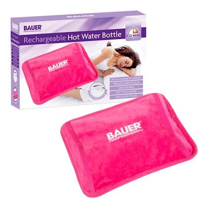 Bauer Rechargeable Hot Water Bottle - Red  | TJ Hughes