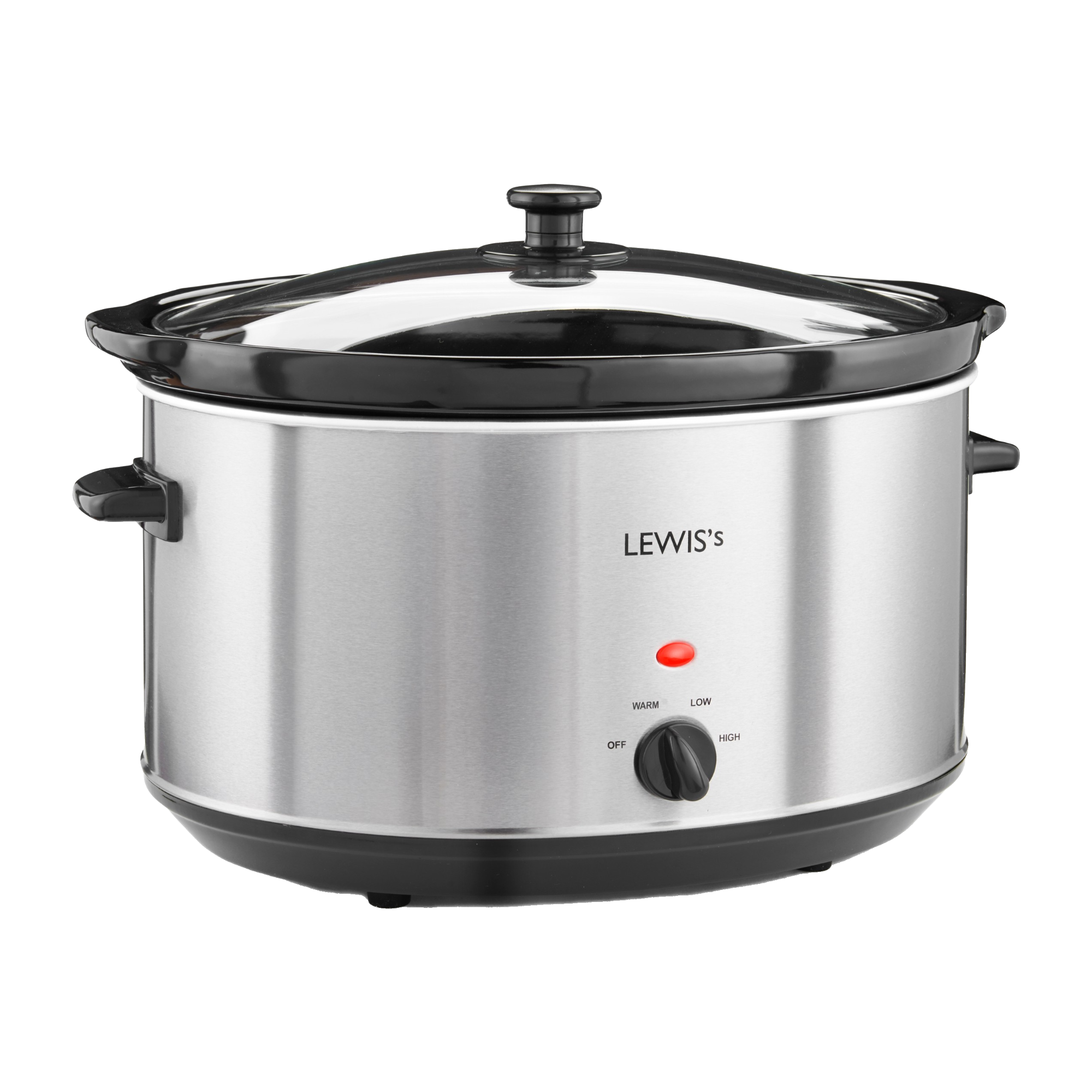 Lewis’s 8L Stainless Steel Slow Cooker  | TJ Hughes Silver