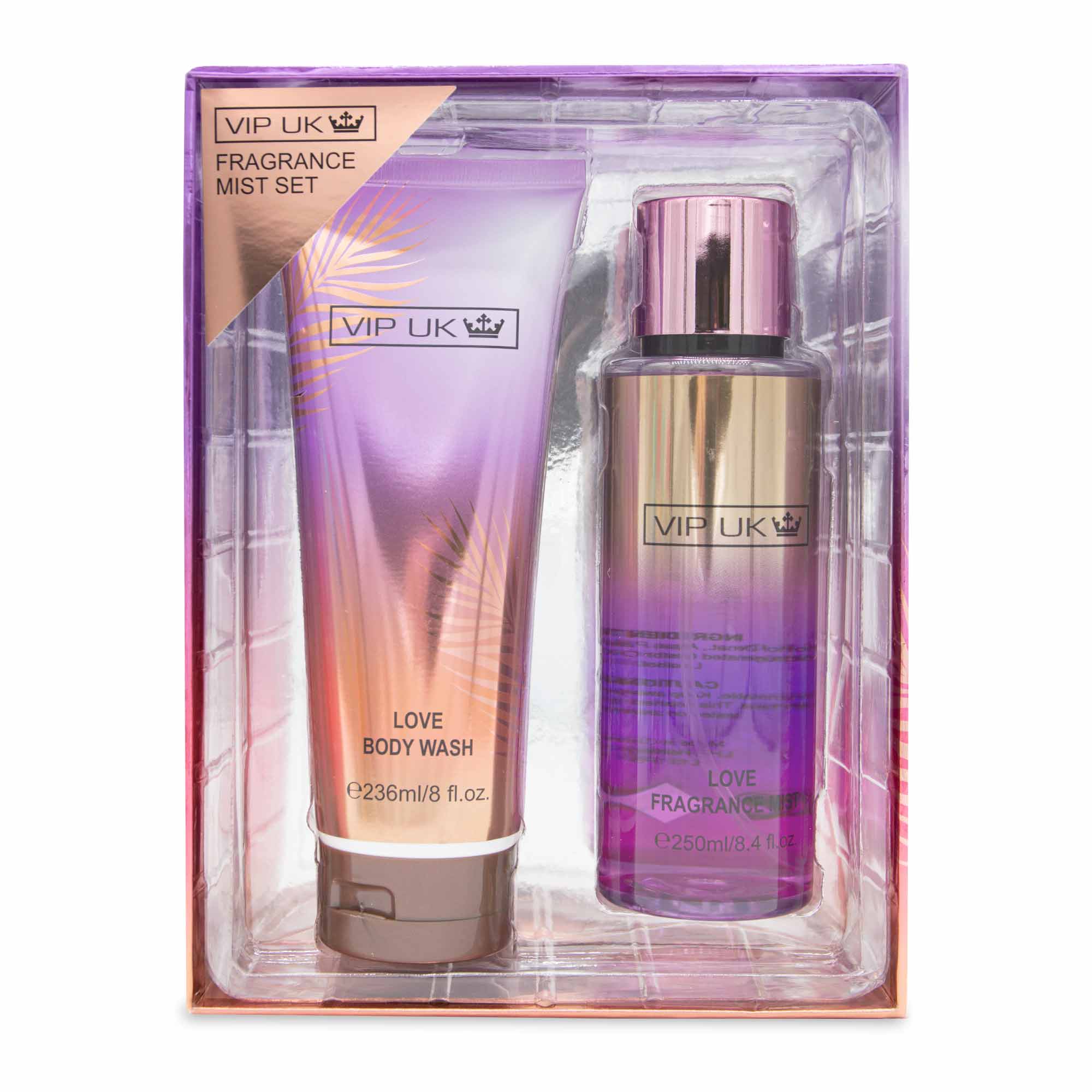 VIP UK Fragrance Mist Set - Love - TJ Hughes