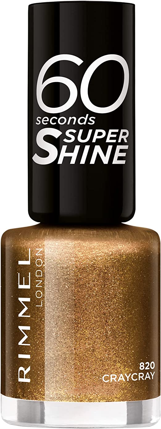 Rimmel London 60 Seconds Super Shine Nail Polish - 820 Craycray 8ml  | TJ Hughes