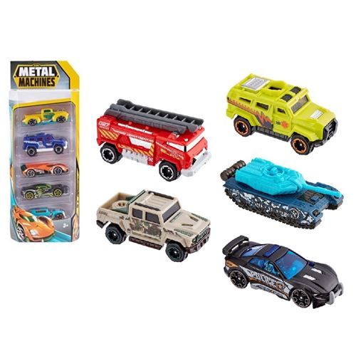 Metal Machines Cars Series 5 pack - ASSORTED CARS  | TJ Hughes