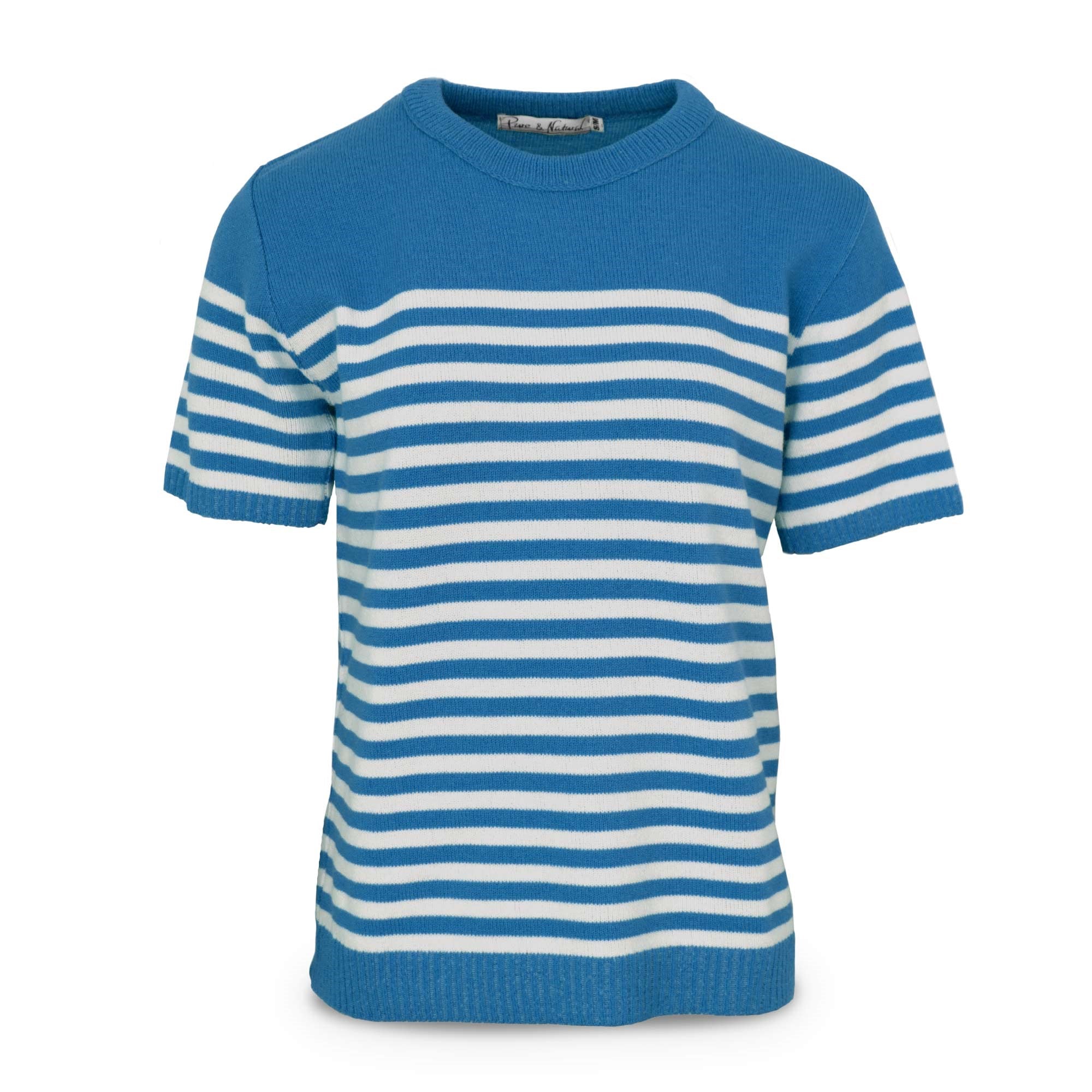 Ladies Stripe Sweater - Blue - M/L - TJ Hughes