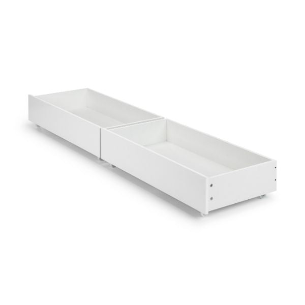 Manhattan Pair of Underbed Drawers Set Of 2 White - Julian Bowen  | TJ Hughes