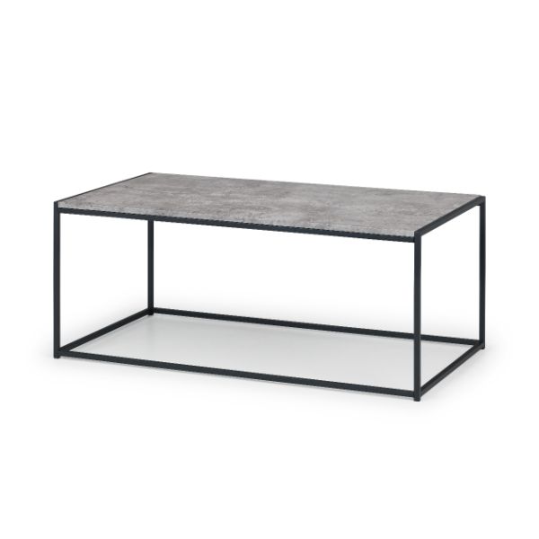 Staten Coffee Table 1.1m Concrete - Julian Bowen  | TJ Hughes