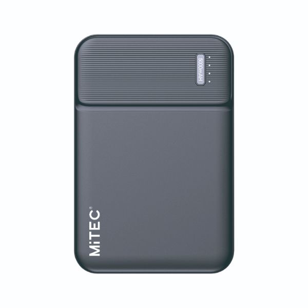 Mitec Mipower 5,000 Mah Power Bank-Black  | TJ Hughes Black