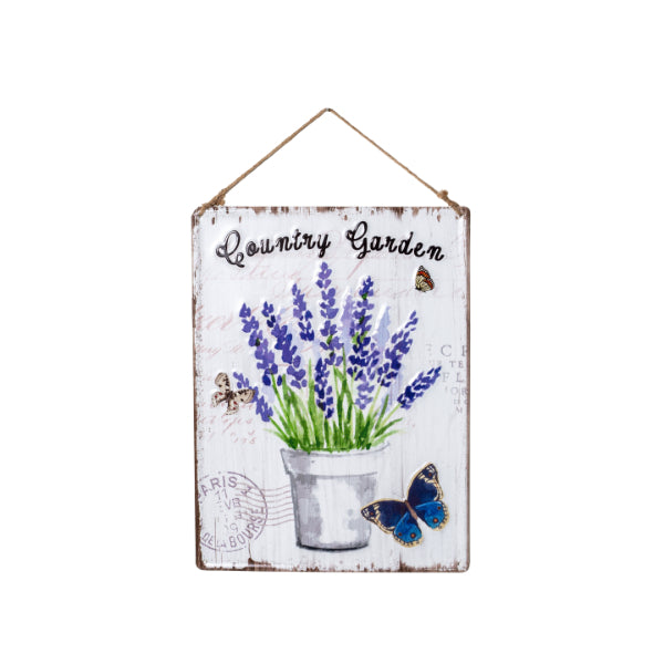 La Hacienda Wall Art - Country Garden Metal Sign  | TJ Hughes