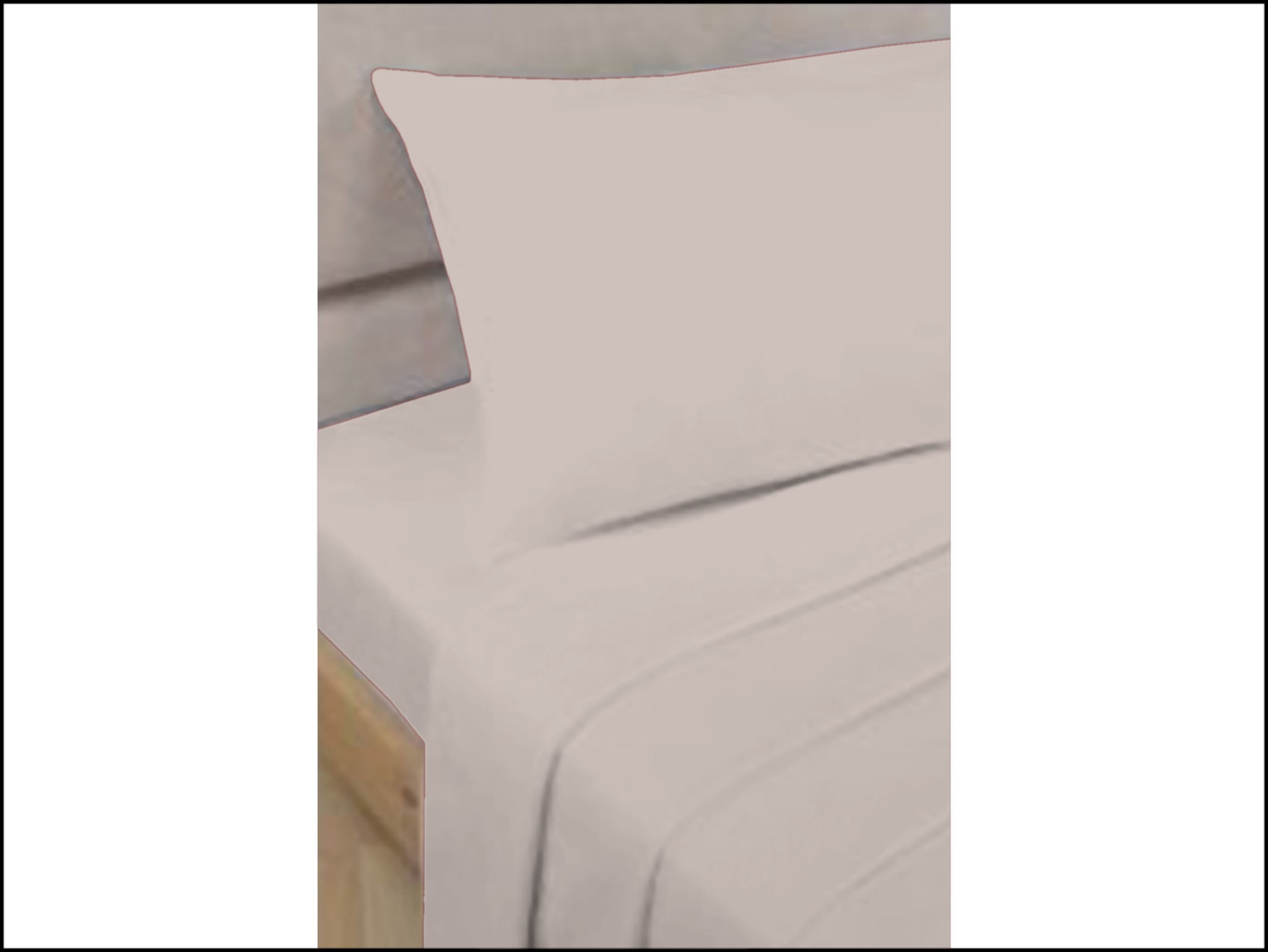 Lewis’s Easy Care Plain Dyed Bedding Sheet Range - Silver - Housewife Pillowcases  | TJ Hughes