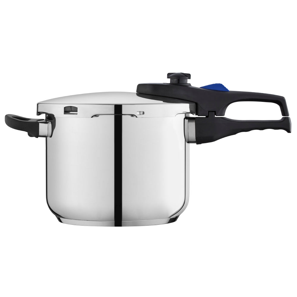 Tower Express 6 Litre Stainless Steel Pressure Cooker 22cm - Silver  | TJ Hughes