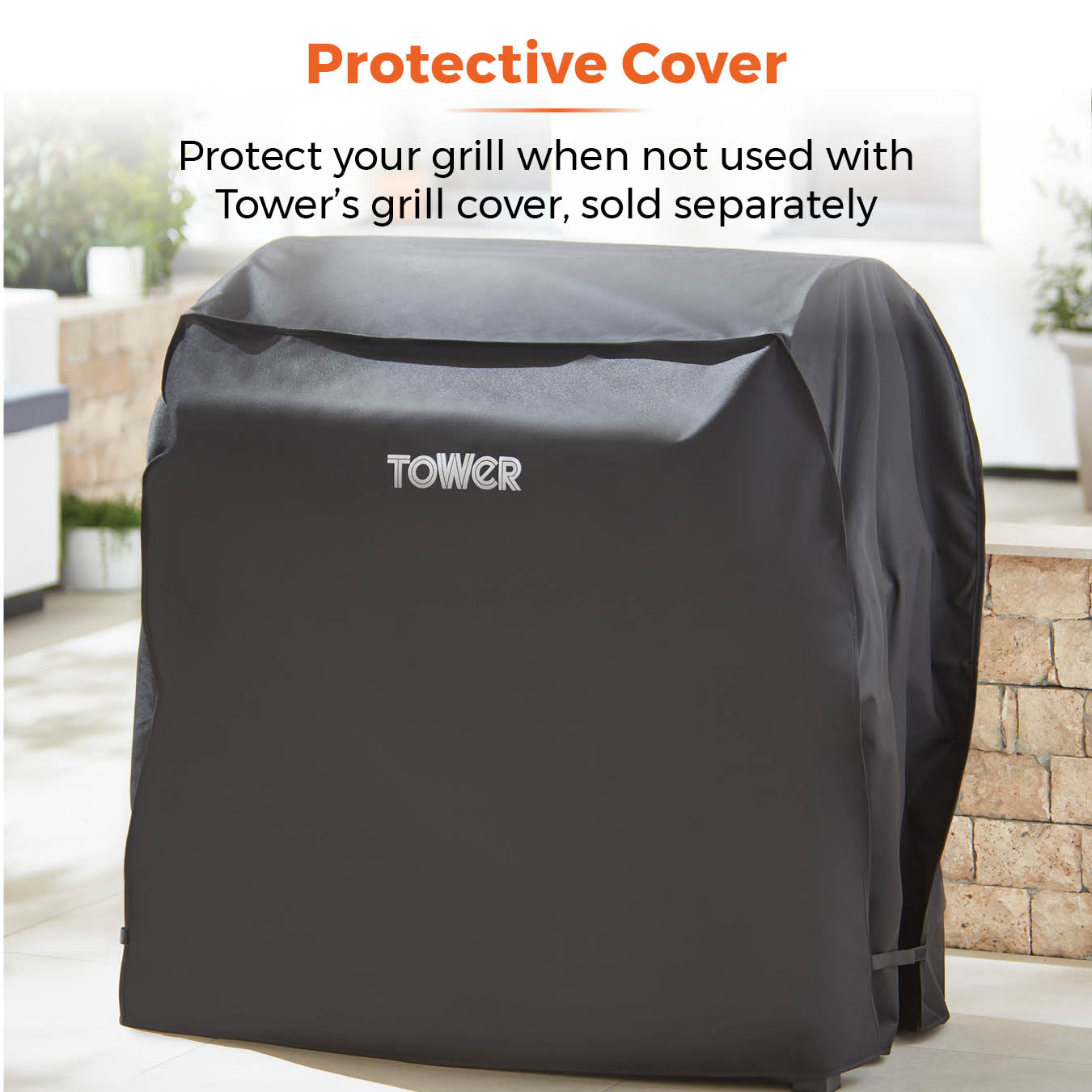 Tower Ignite Duo XL BBQ - Black - BBQ Grill Cover  | TJ Hughes