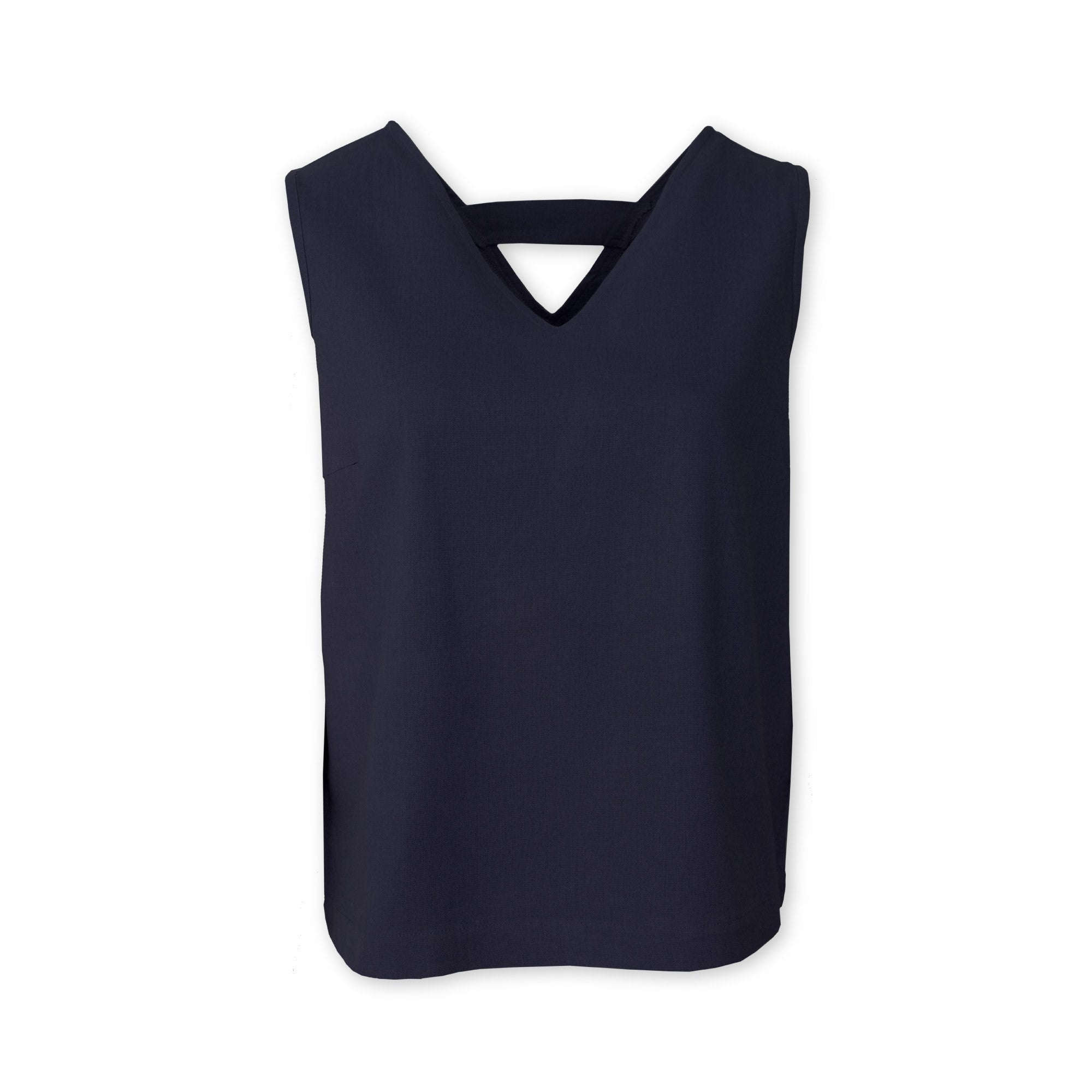 Women’s Charlotte West Linen Sleeveless Top - Navy Blue - Navy Blue / 14  | TJ Hughes