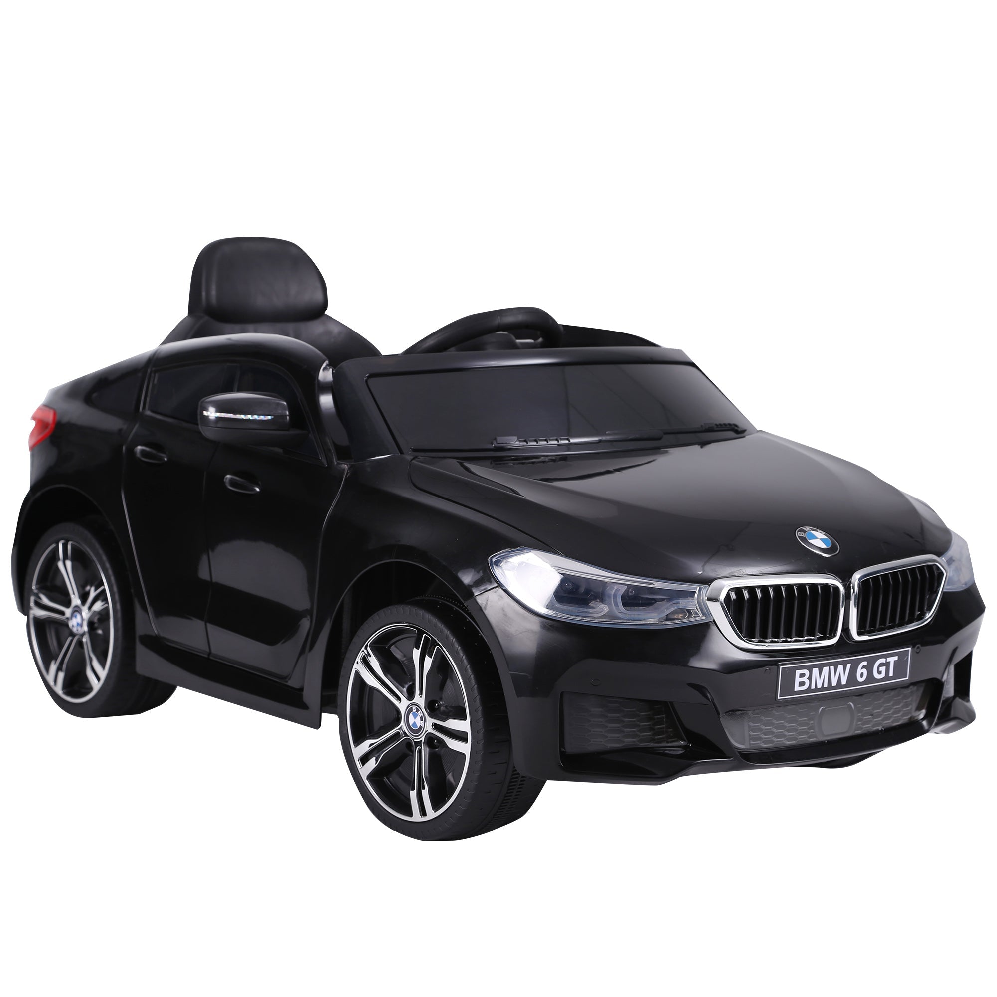 HOMCOM Kids Electric Ride On Car BMW 6GT 6V - Black  | TJ Hughes