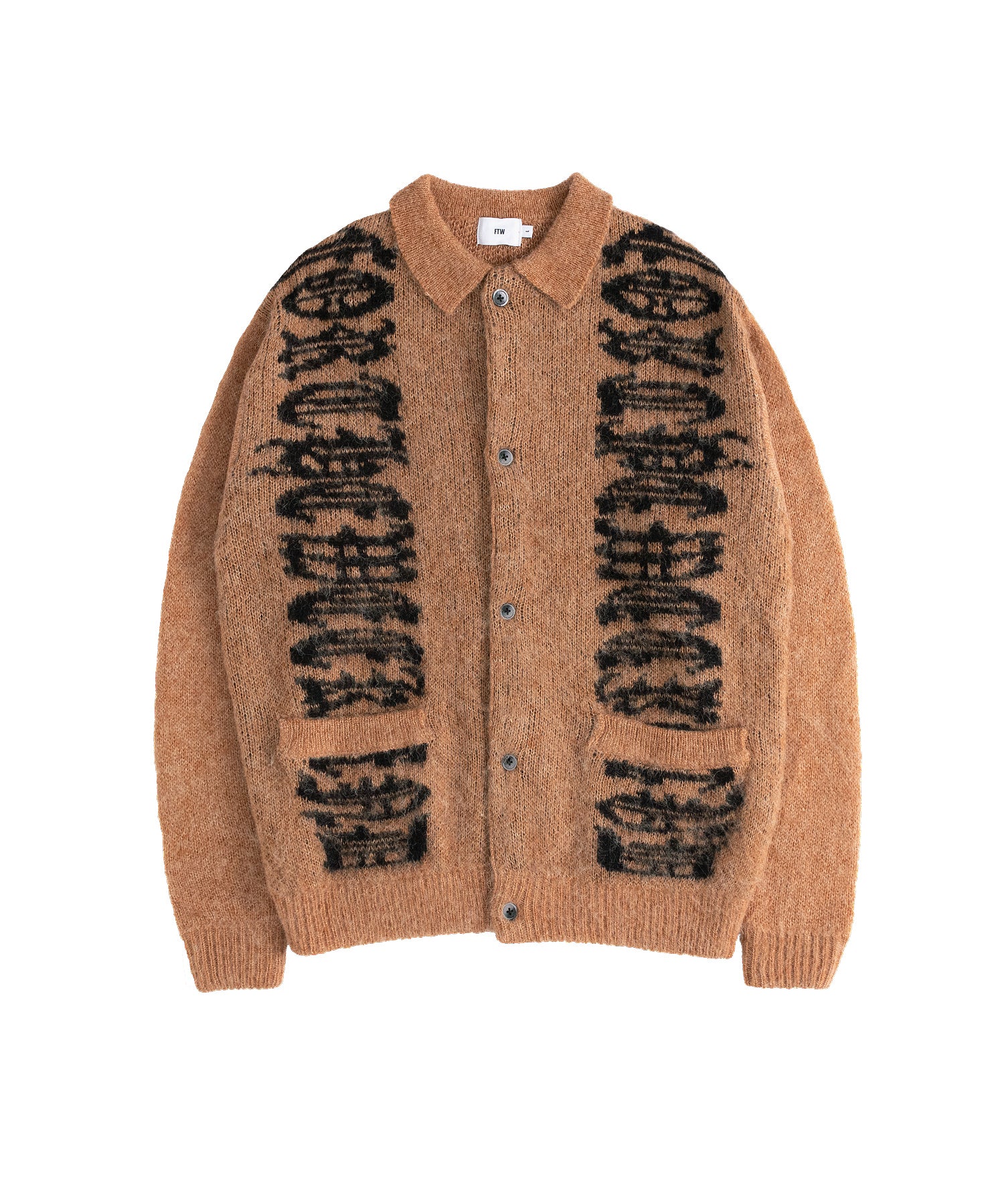 完売商品) FTW MOHAIR CARDIGAN zebra - カーディガン