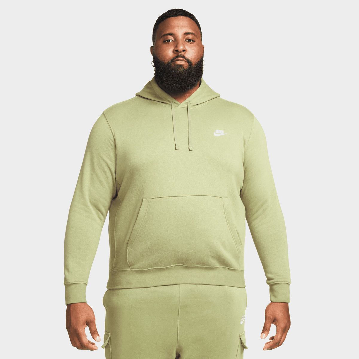 Nike Sportswear Club Men's Brushed-Back 1/2-Zip Pullover.