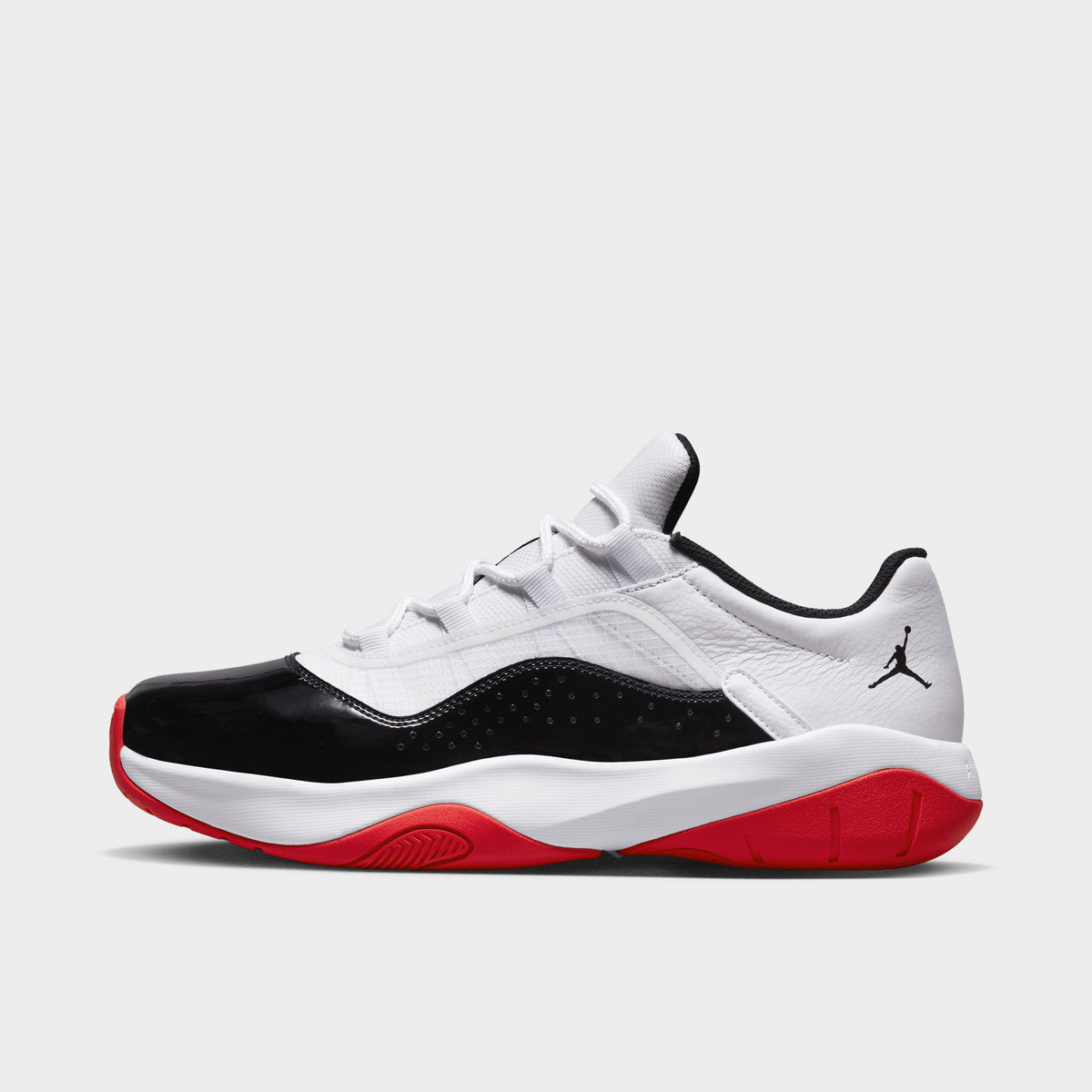 jordan 11 black and white and red
