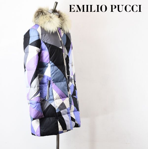 一点物 当日発送 国内正規品 EMILIO PUCCI 超美品 ダウンジャケット-