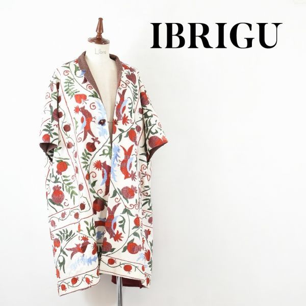 大人気 IBRIGU 高級 希少 27万 A0381 AW イブリグ 総柄 ジャケット