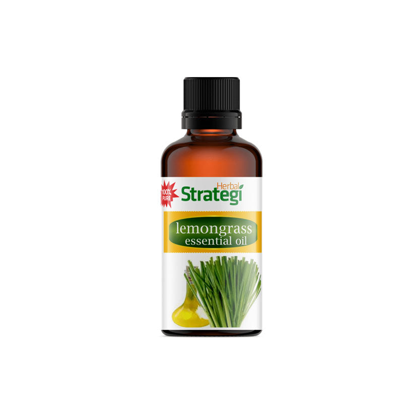 Buy Herbal Strategi Lemongrass (Cymbopogon) Essential Oil 50ml - 100% Pure  Online at Low Price
