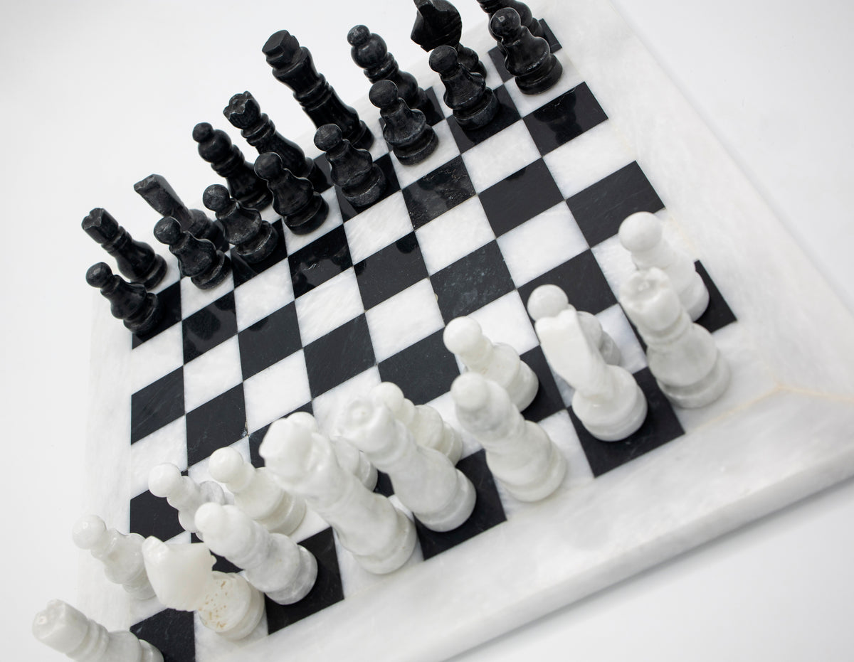 人気商品】 チェスセット marble chess set オセロ/チェス - www