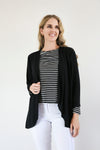 Merric Plain Knitted Pocket Aside Cardigan