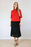 Merric Elastic Waist Lace Skirt