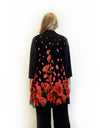 Merric Floral Longline Open Cardigan