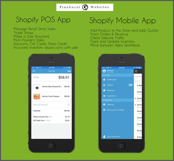 Shopify POS and Mobile Apps for Iphone