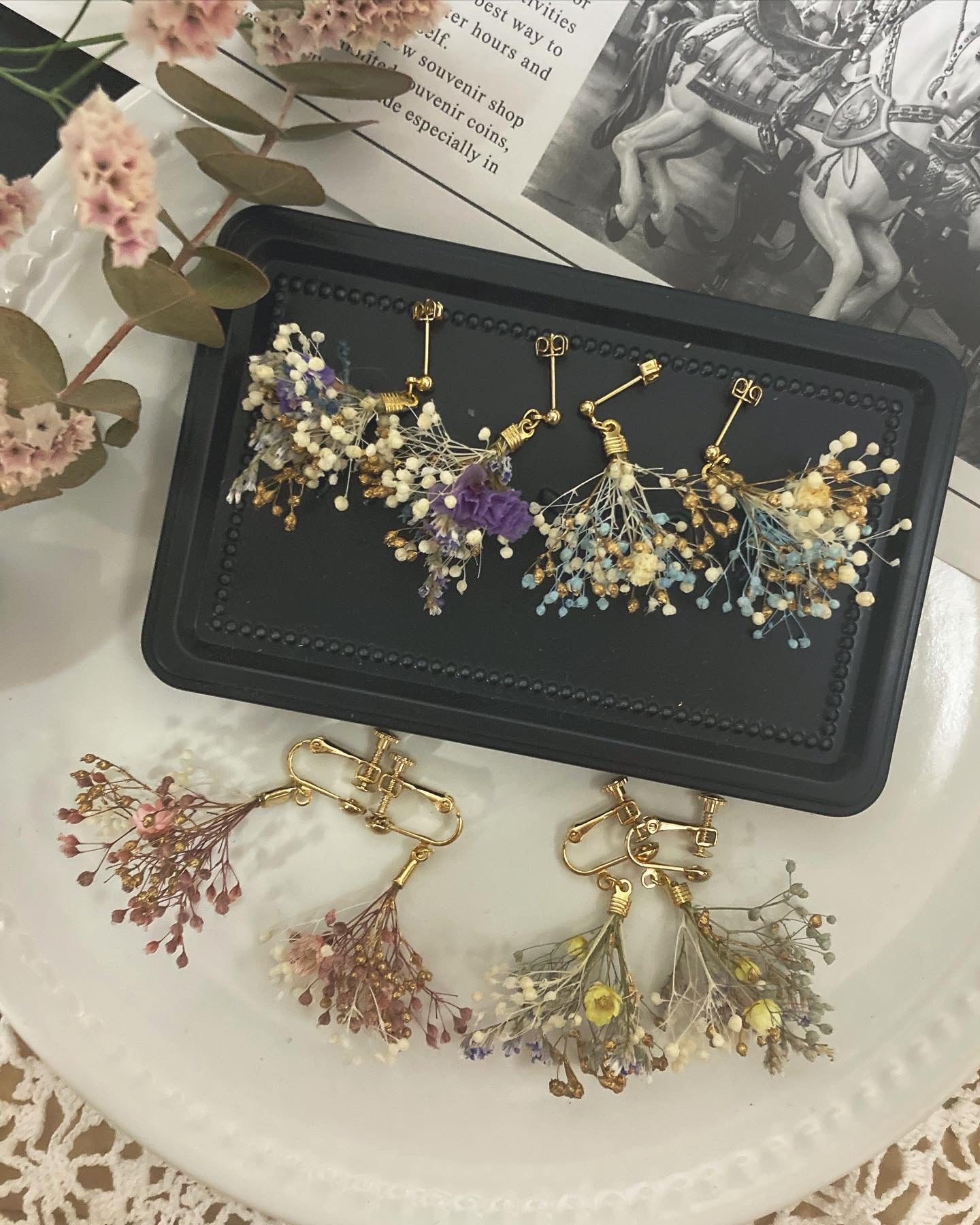 選べるお花のアクセサリーセット