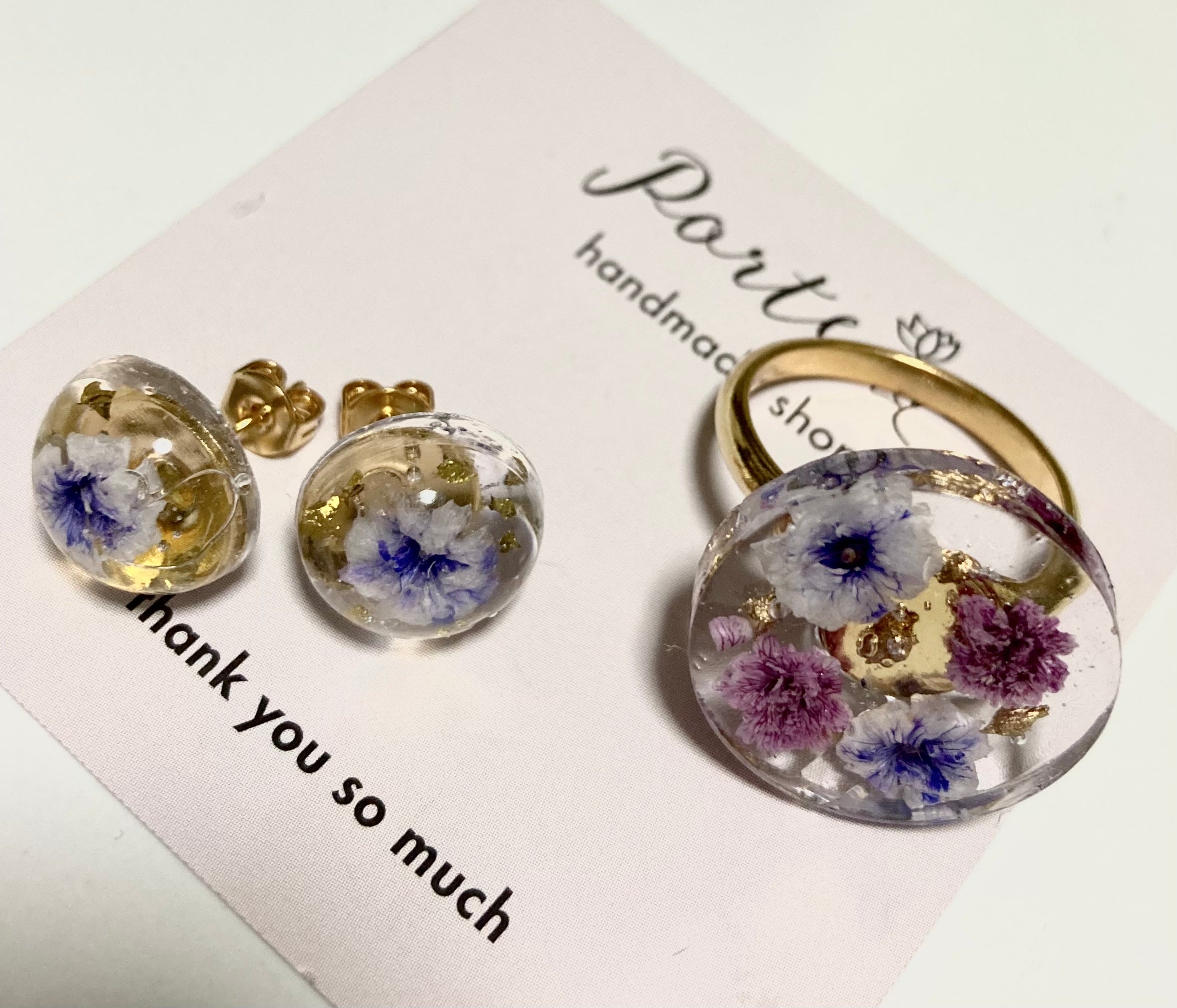 選べるお花のアクセサリーセット