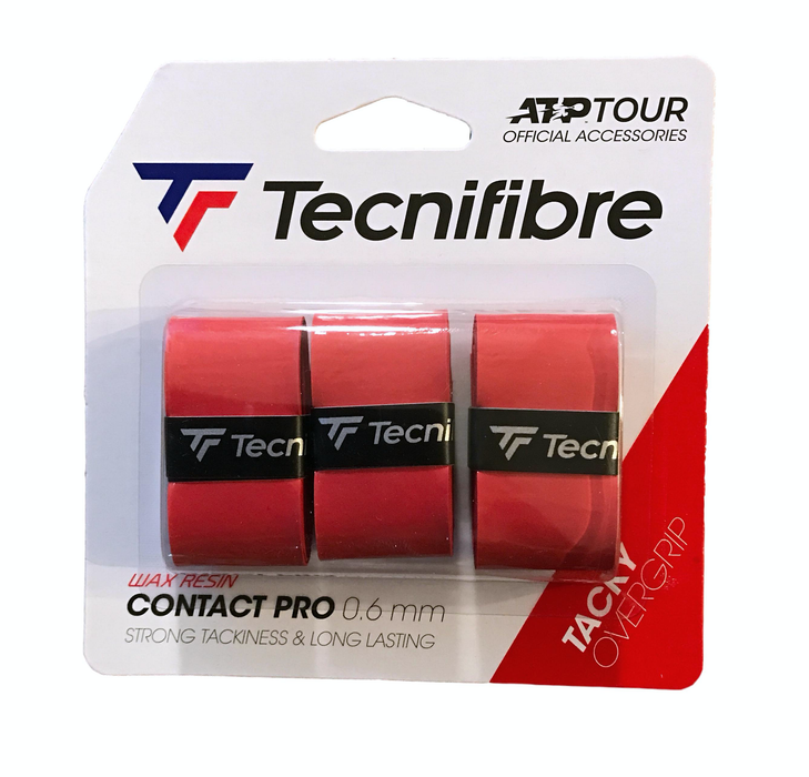 Free P&P White 3 Tecnifibre Pro Players Grips/Overgrips 
