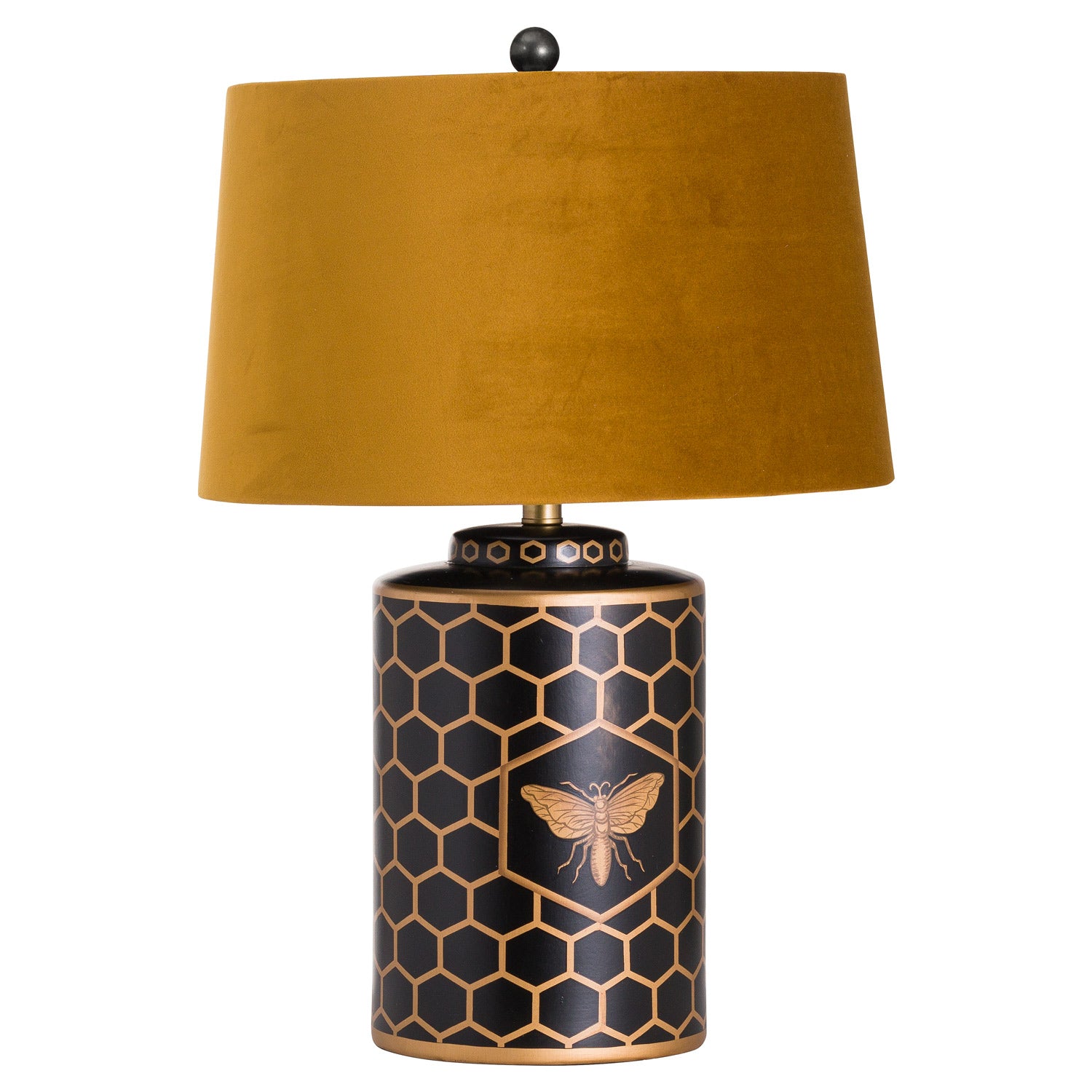 bedside lamps mustard