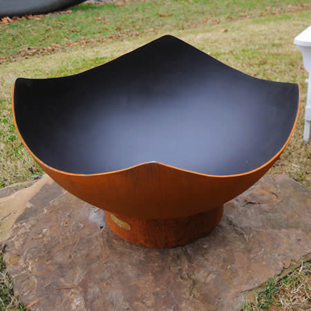 Fire Pit Art Manta Ray Handcrafted Carbon Steel Fire Pit Mr