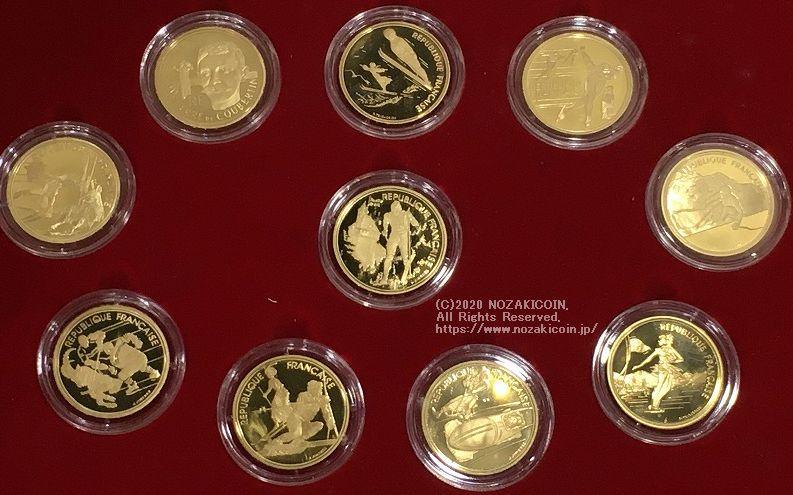 限定特価限定特価アルベールビルオリンピック記念銀貨 5種目5枚セット