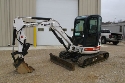 Bobcat 430 Mini Excavator with thumb attachment 