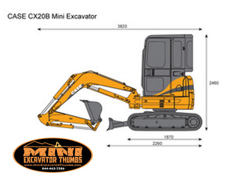 Case CX20 B Mini Excavator Specs