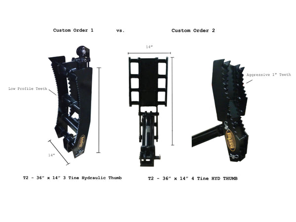 Custom Excavator Thumbs Manufacturer 