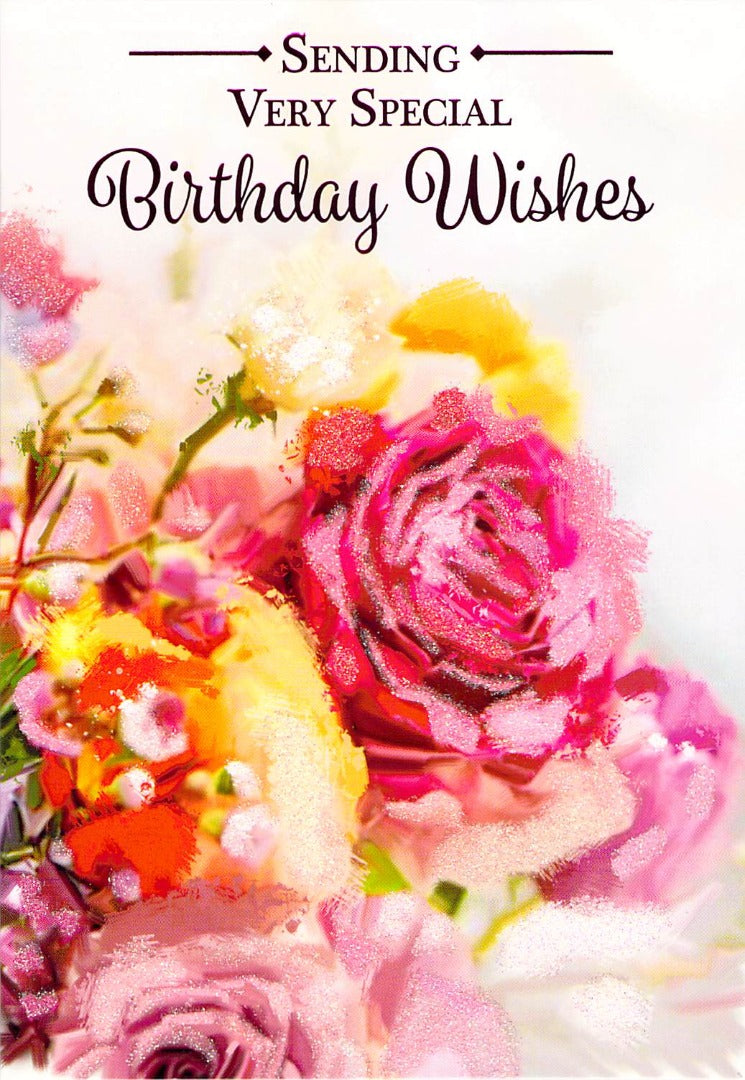 Birthday - General / Open - Flowers / Wishes - Greeting Card ...