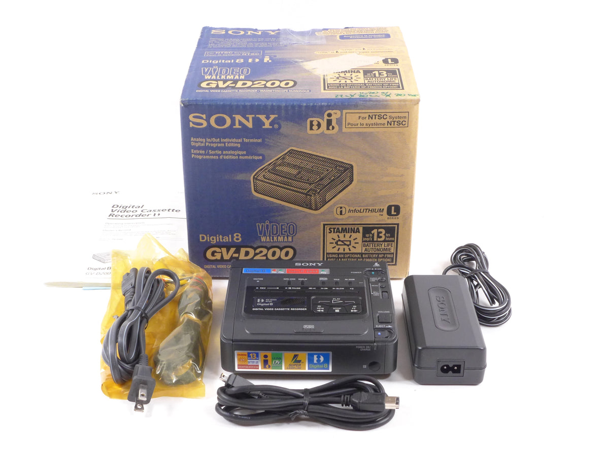 Sony GV-D200 Digital8 Recorder Player Hi8 8mm Portable Video 