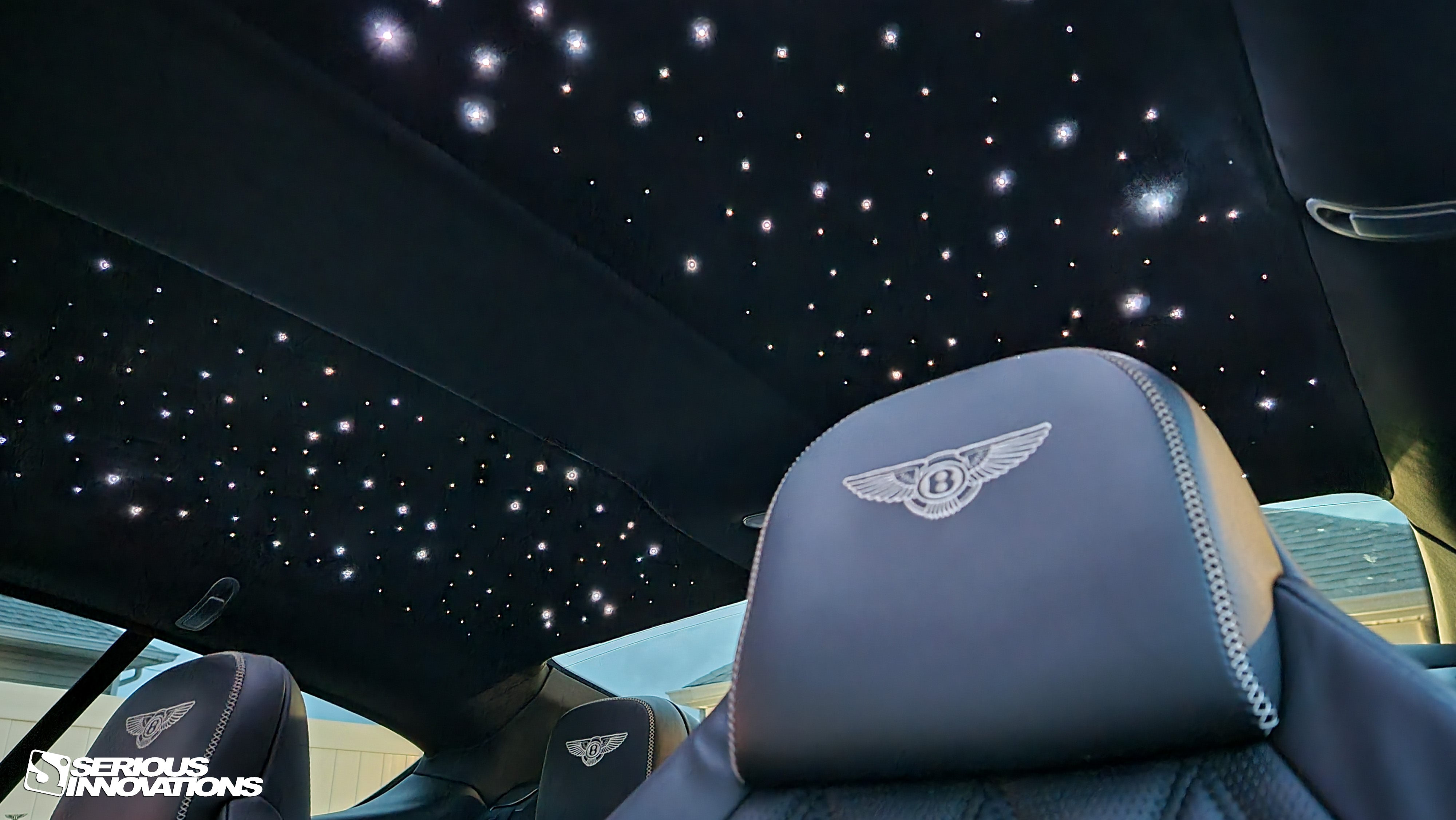 Bentley GT Continental in for star headliner installation