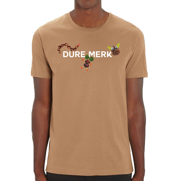 reptielen Veeg Gymnastiek Kastanje creatief" T-shirt Camel – DureMerk