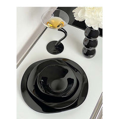 porcelain inky dinnerware