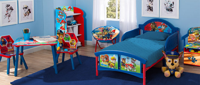 paw patrol girl bedroom set