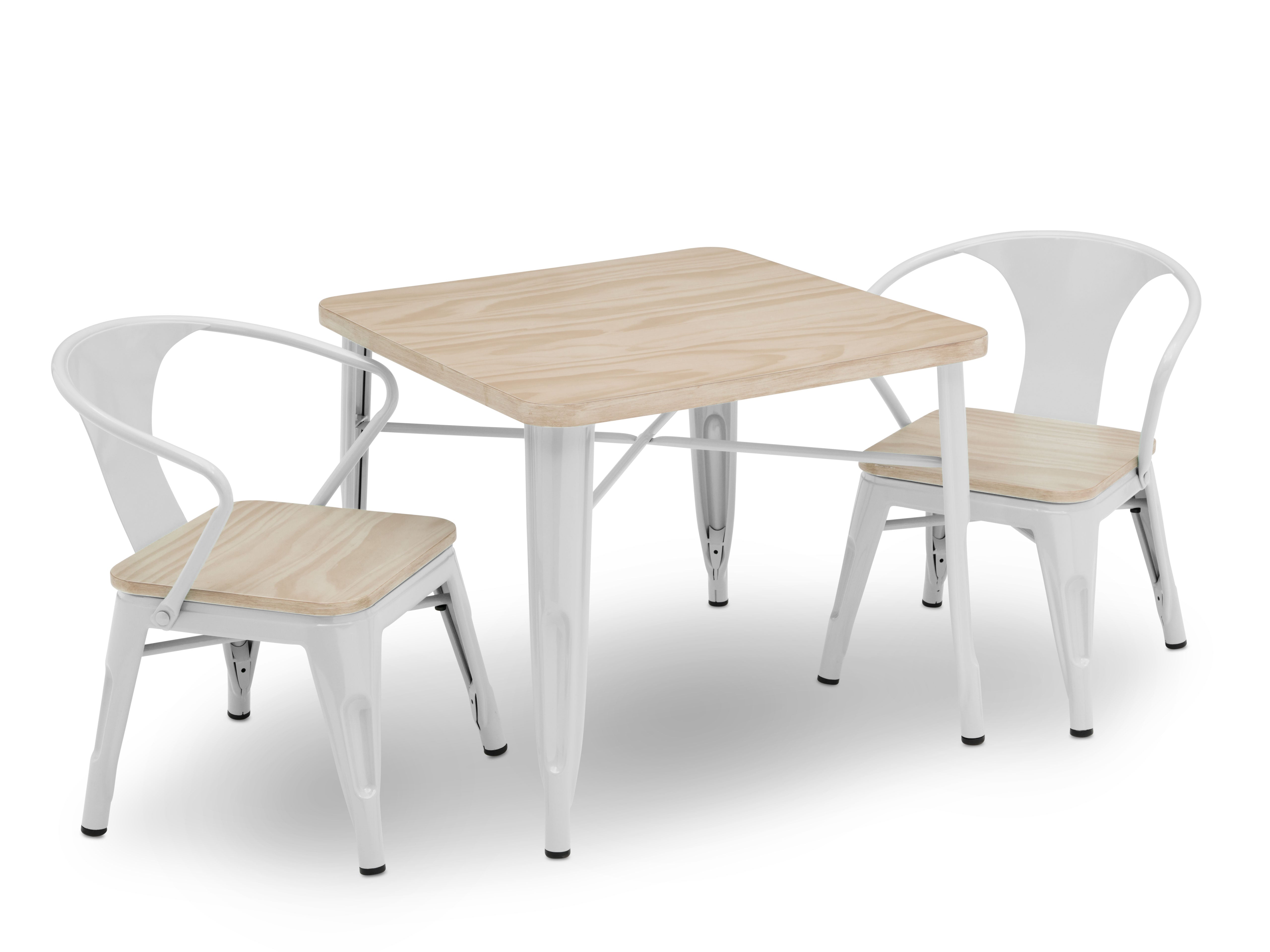 delta childrens table and chairs grey