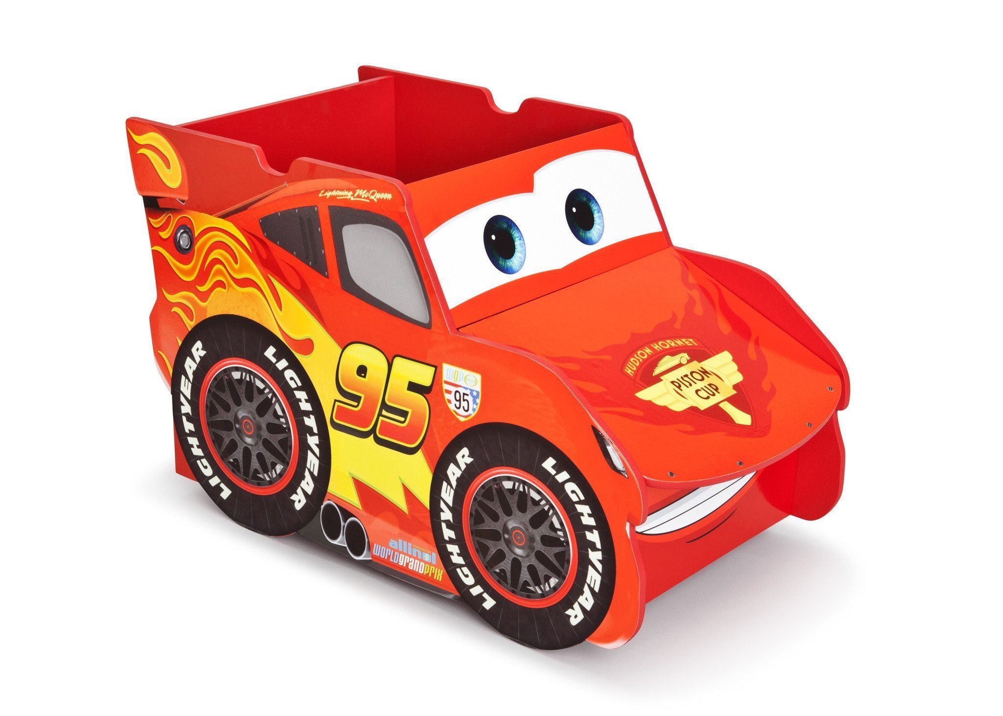 cars wooden toy box