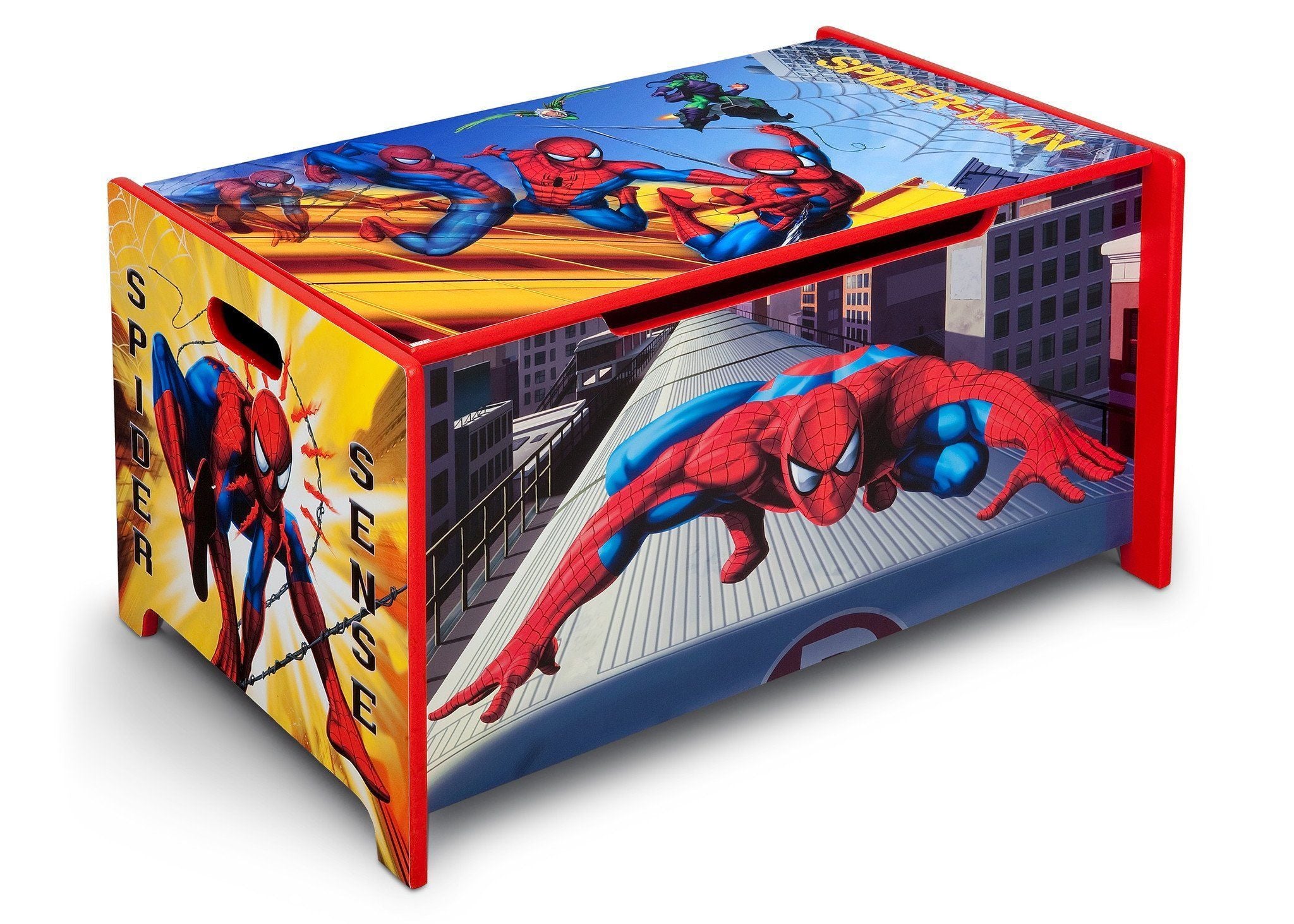 spiderman toy boxes & storage