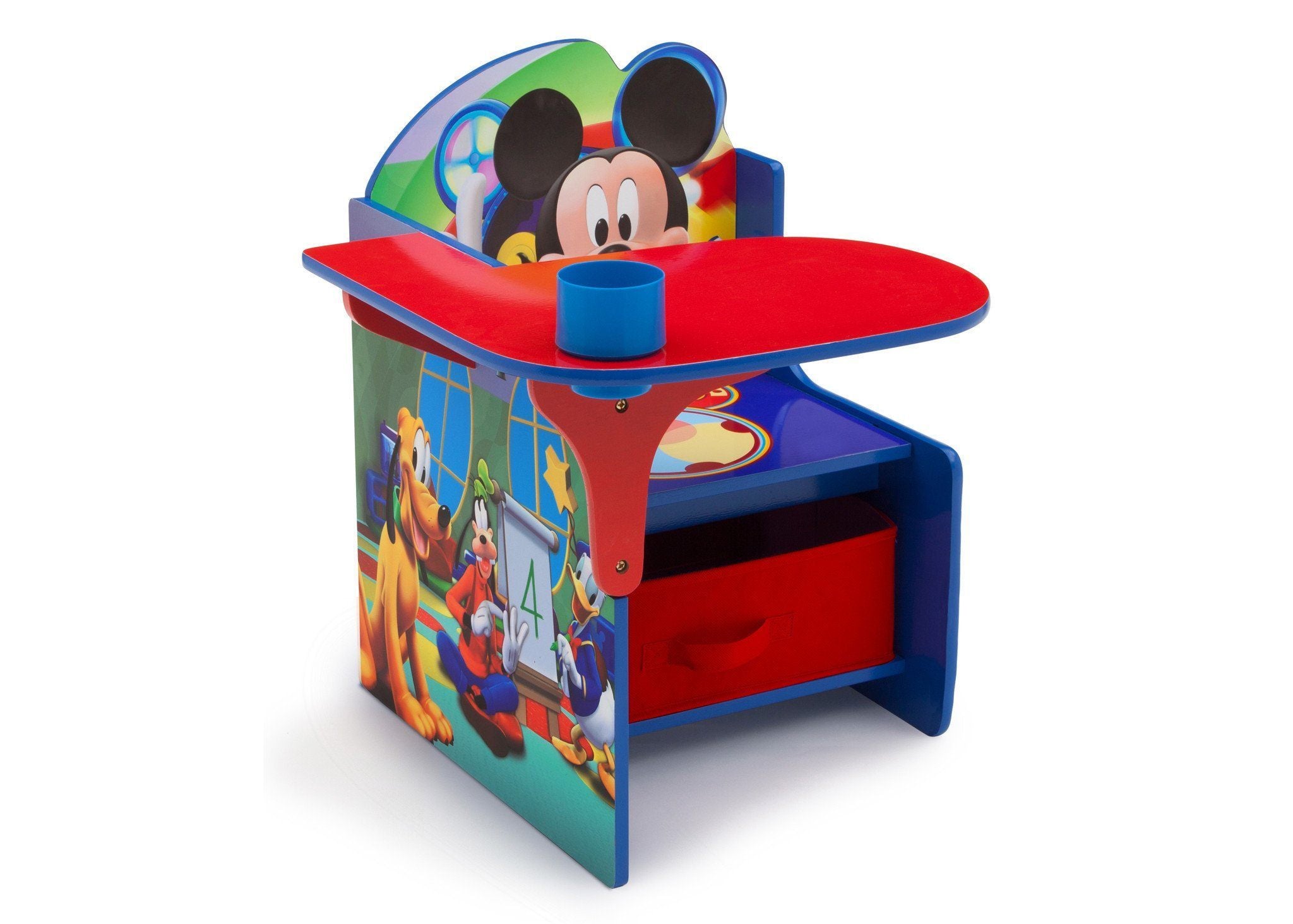 disney mickey mouse chair desk with storage bin